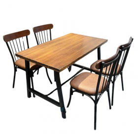 Bàn ghế quán nhậu khung sắt BGQ02