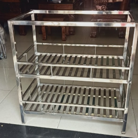 Kệ Chén Inox 3 Tầng 