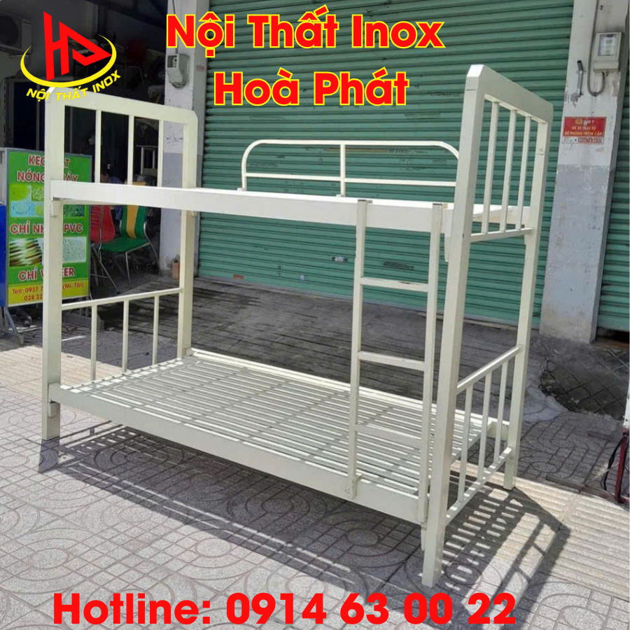 Giường Tầng Sắt Hộp 40x80