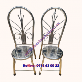 Ghế Dựa Xếp Mặt  Inox