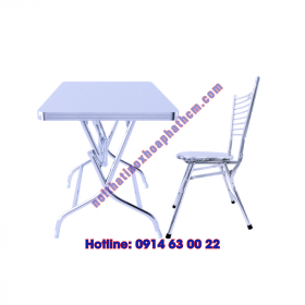 Ghế quán ăn inox tựa lưng