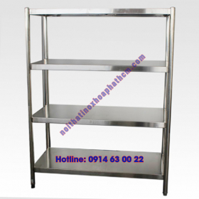 kệ inox 4 tầng
