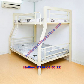 Giường sắt 2 tầng 1m6