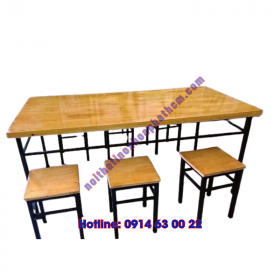 Bàn quán ăn chân sắt BQA01