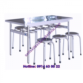 Ghế quán ăn inox