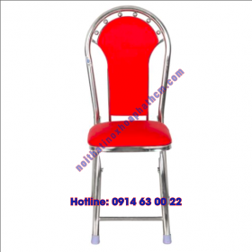 Ghế Xếp Inox Mặt Nệm