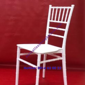 Ghế Tiệc Cưới Tiffany Nhựa đúc Trắng