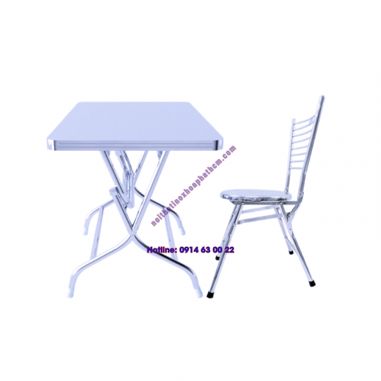 Ghế quán ăn inox tựa lưng
