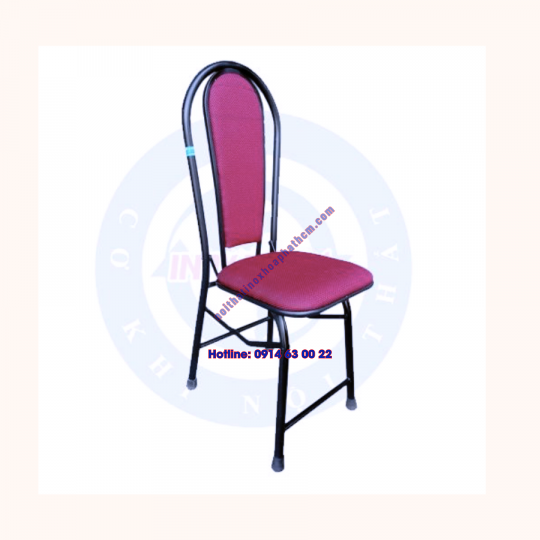 Ghế Xếp inox mặt nệm GXNT01
