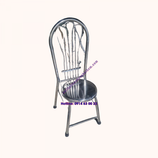 Ghế xếp mặt inox