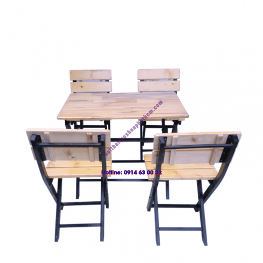 Bàn quán ăn vuông BQA03