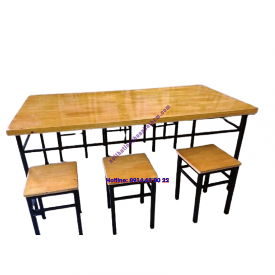 Bàn quán ăn chân sắt BQA01