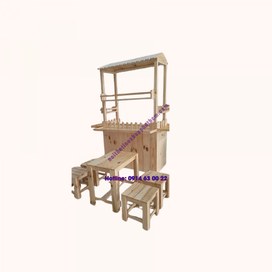Quầy và Bàn Ghế Coffee Tự Nhiên
