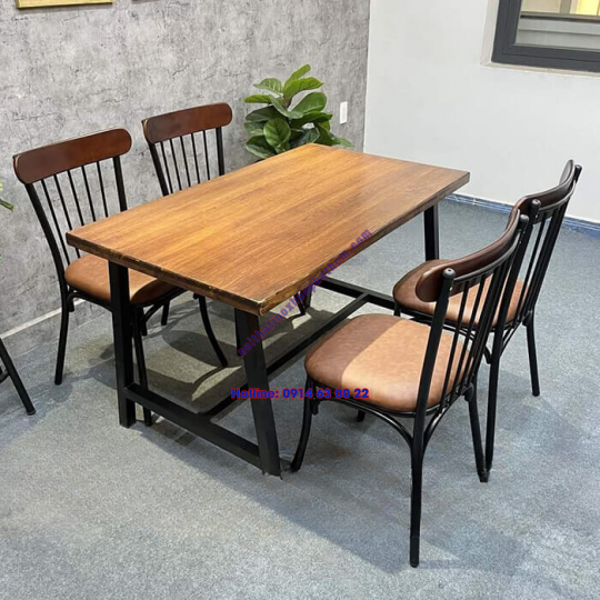 Bàn Ghế Quán Nhậu Khung Sắt