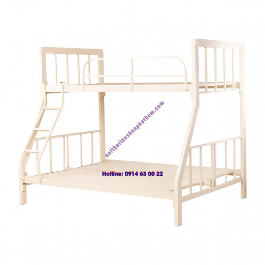 Giường Lệch Tầng Sắt